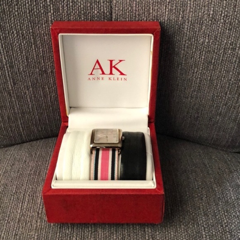 Ann Klein Interchangable Strap Watch - image 1